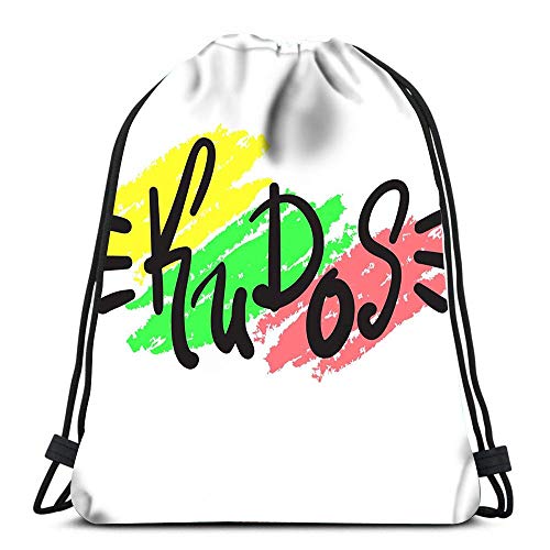 Lmtt Mochilas con cordón KuEmotional Fancy Quote American Slang Urban