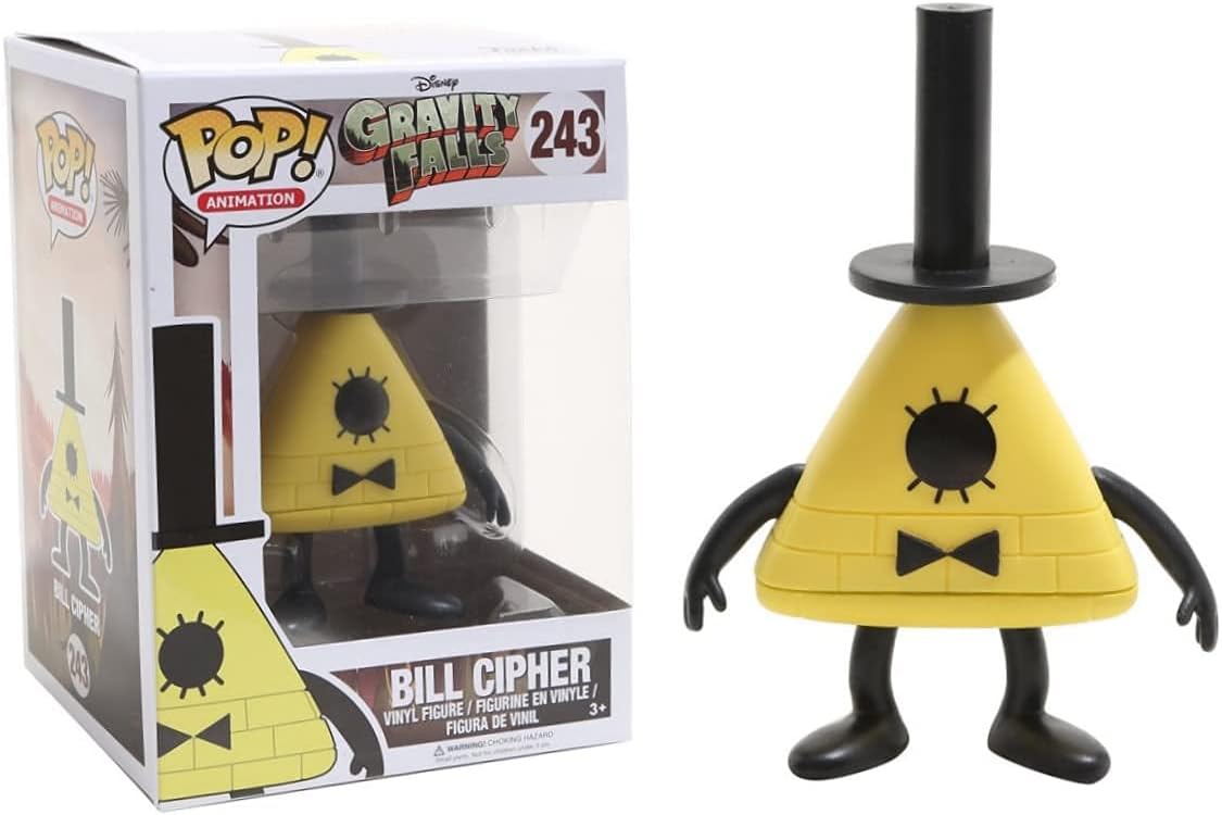 POP Disney: Gravity Falls - Bill Cipher Funko Pop! Vinyl Figure (Bundled with Compatible Pop Box Protector Case) Multicolor 3.75 inches