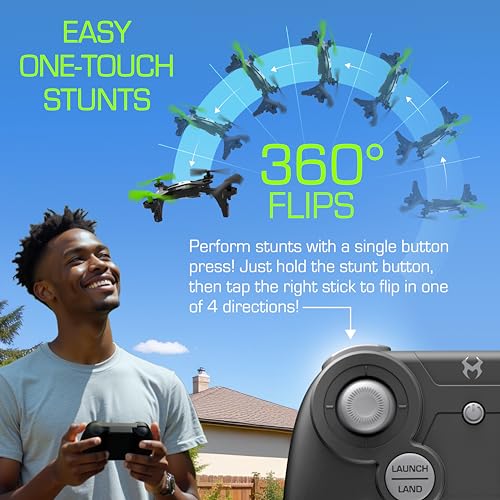 Sky Viper Type-R Racing RC Drone, Speeds Over 30 MPH, 1-Touch Stunts, Rechargeable Battery - Image 6