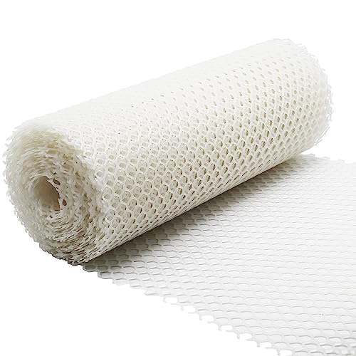 Balcony Screen Fence Mesh Black, Green, and White, White 10 Metre x 400mm
