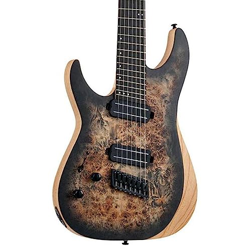 Schecter Reaper-7 Multiscale Left-Handed - Satin Charcoal Burst