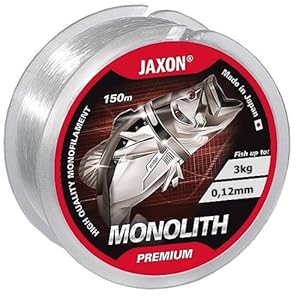 Jaxon Vislijn Monolith Premium 150 m / 0,10 mm 0,35 mm spoel enkele koorden monofile TOP!