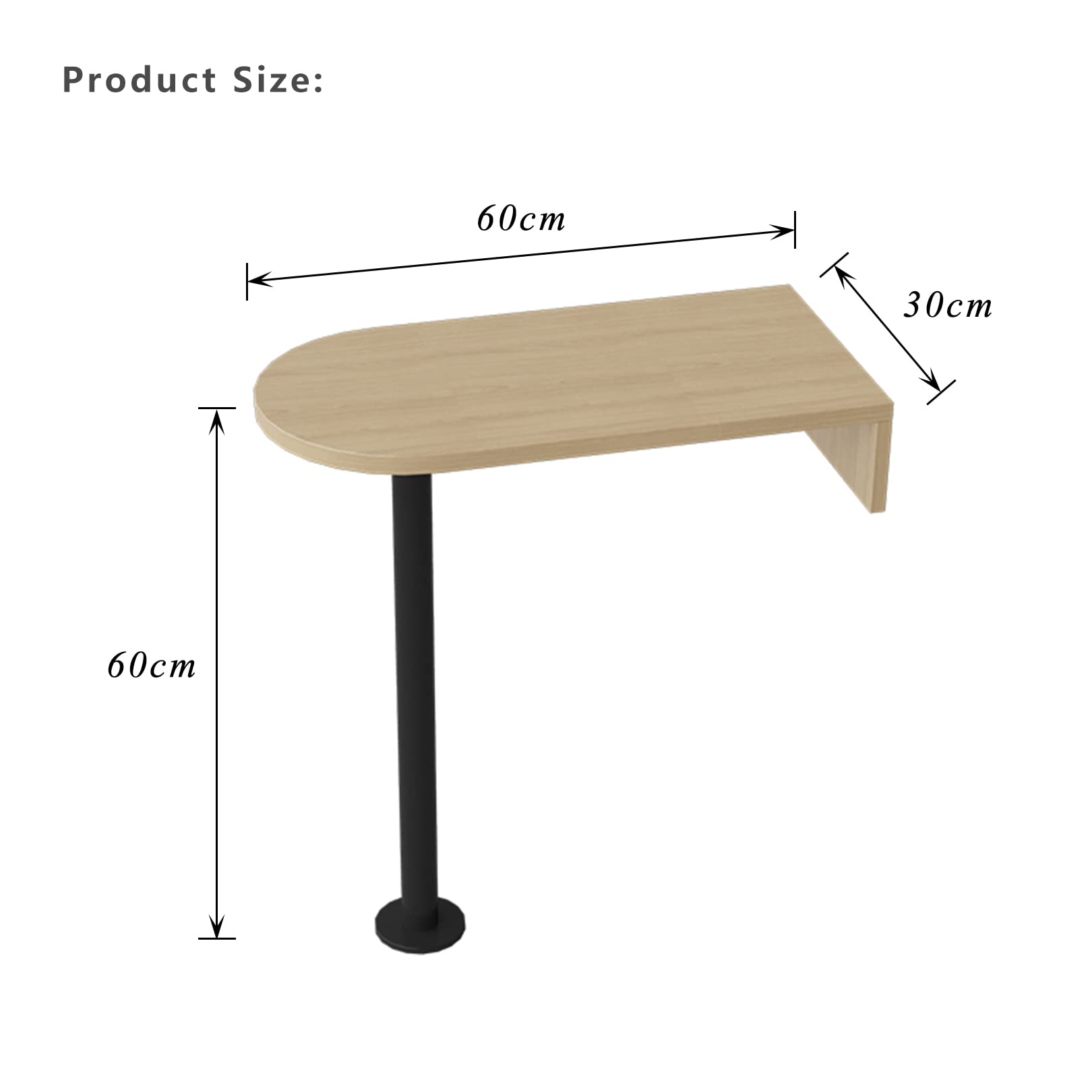Mesa Redonda de Madera sólida, Mesa de café con café sofá para la Tienda de té de Leche de café Café Espacios pequeños, Mesa de Noche fácil de ensamblaje
