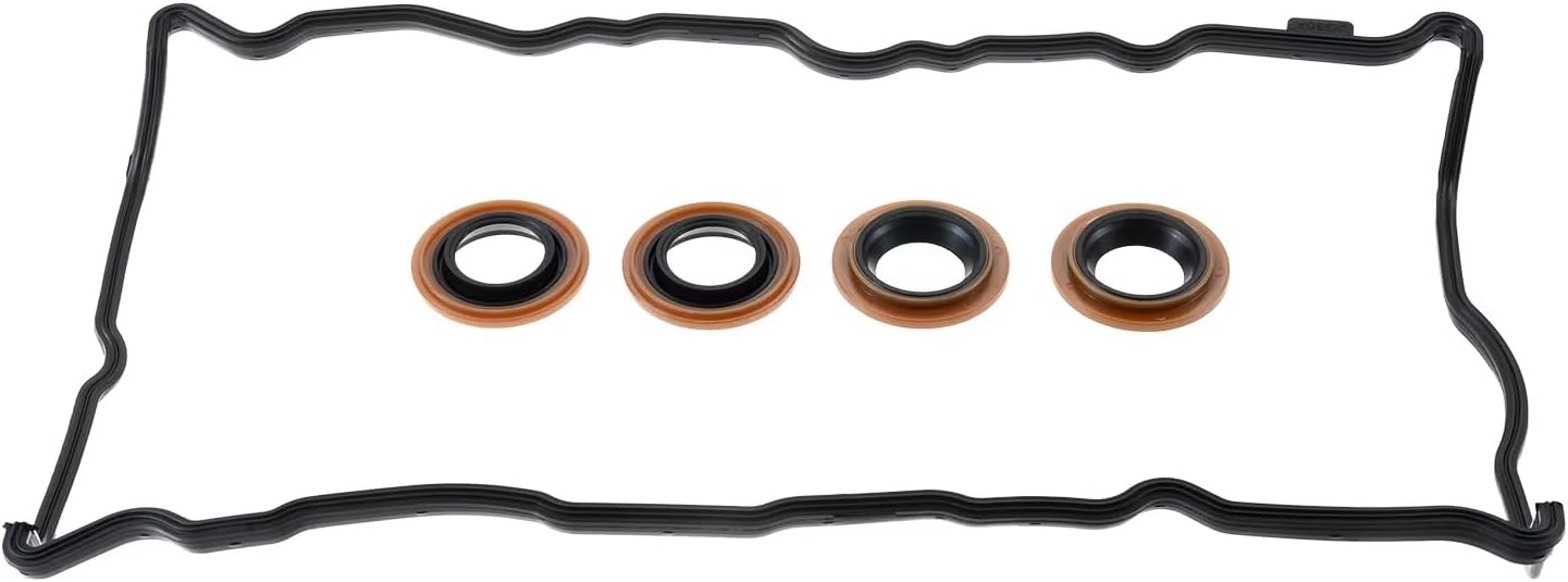 Rocker Gasket Bolt Seal for Nissan for Altima 2.5L 2007 2008 2009 2010 2011 2012 5pcs Car Engine Parts Valve Cover Gaskets Replacement OEM VS50777R QR25