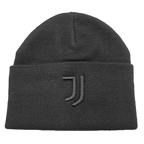 Tipo di tessitura: raso Juventus 133045 Cappello Invernale, Nero, Taglia Unica Unisex-Adulto