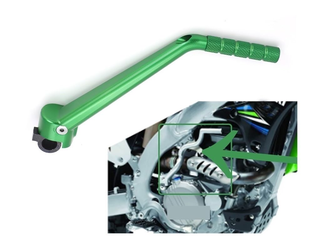 Starter-Pedale Leva Avviamento Per Accessori Moto Fuoristrada Per KX250F 2006-2018, Leva Di Avviamento A Pedale, Pedale Verde