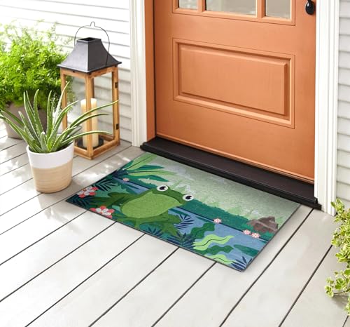 Paillasson extérieur de qualité supérieure Tulup décoratif 60x40 cm grenouille