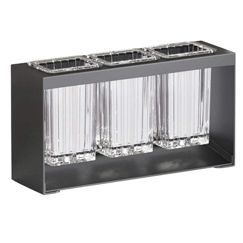 CTRLZS Multifunctional Chopsticks and Spoon Storage Rack Automatic Drain Cutlery Rack Kitchen Storage Tool Gray