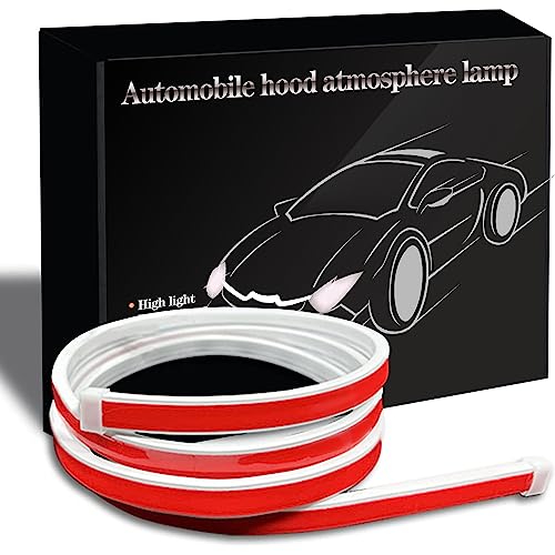 Car Hood Light Strip 71 Inch Blue/White Dynamic Led Strip Lights For Car Hood Waterproof Daytime Running Light For Cars, Suvs, Trucks (1 Pack) #TOP7