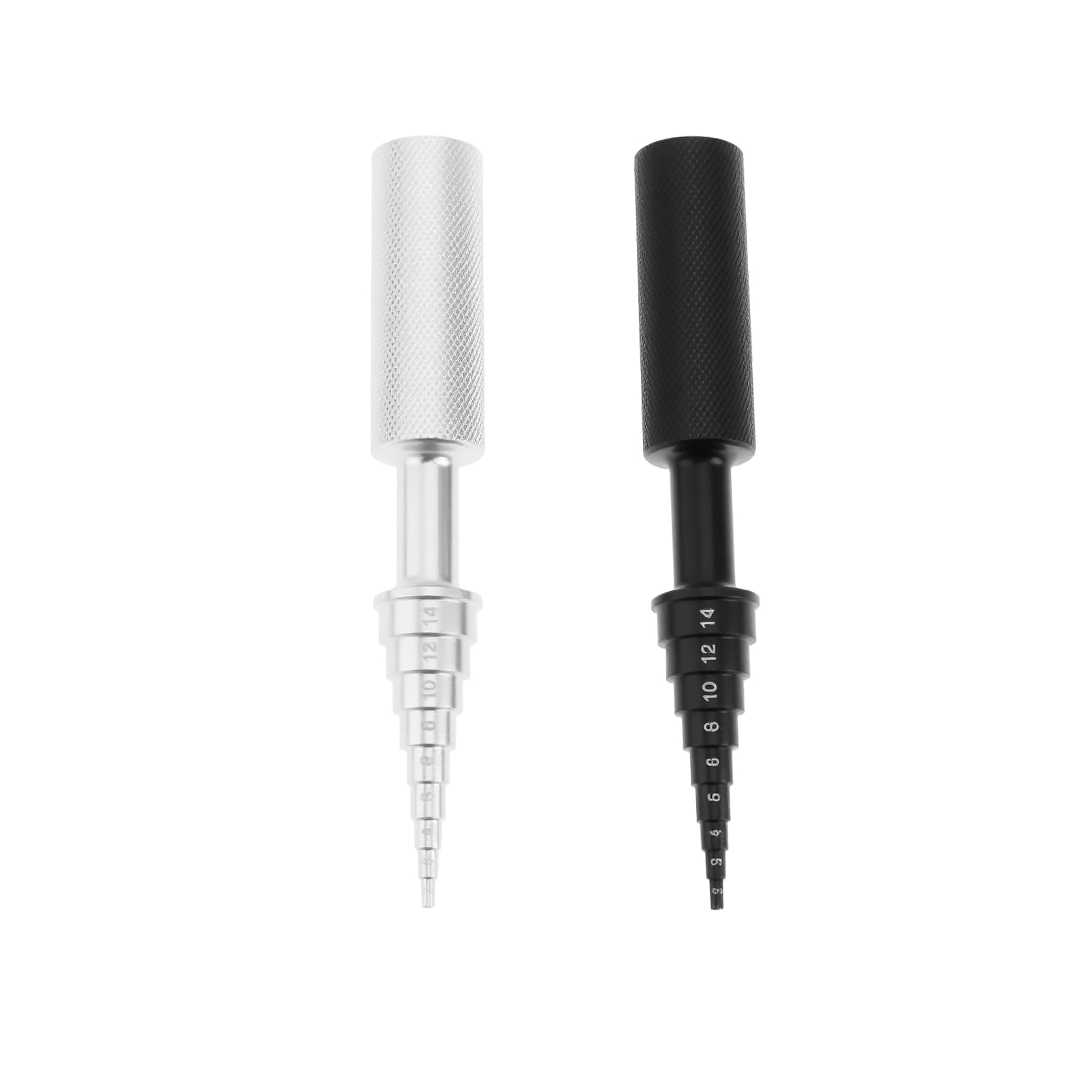 EMSea 2 Herramientas para Extraer Rodamientos de Bolas RC Aptas para Instalar Y Desmontar Rodamientos de Coche de Juguete 2 A 14 Mm Negro Y Plateado.