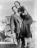New 8x10 Photo: Bonnie Parker and Clyde Barrow, Depression-Era Outlaws