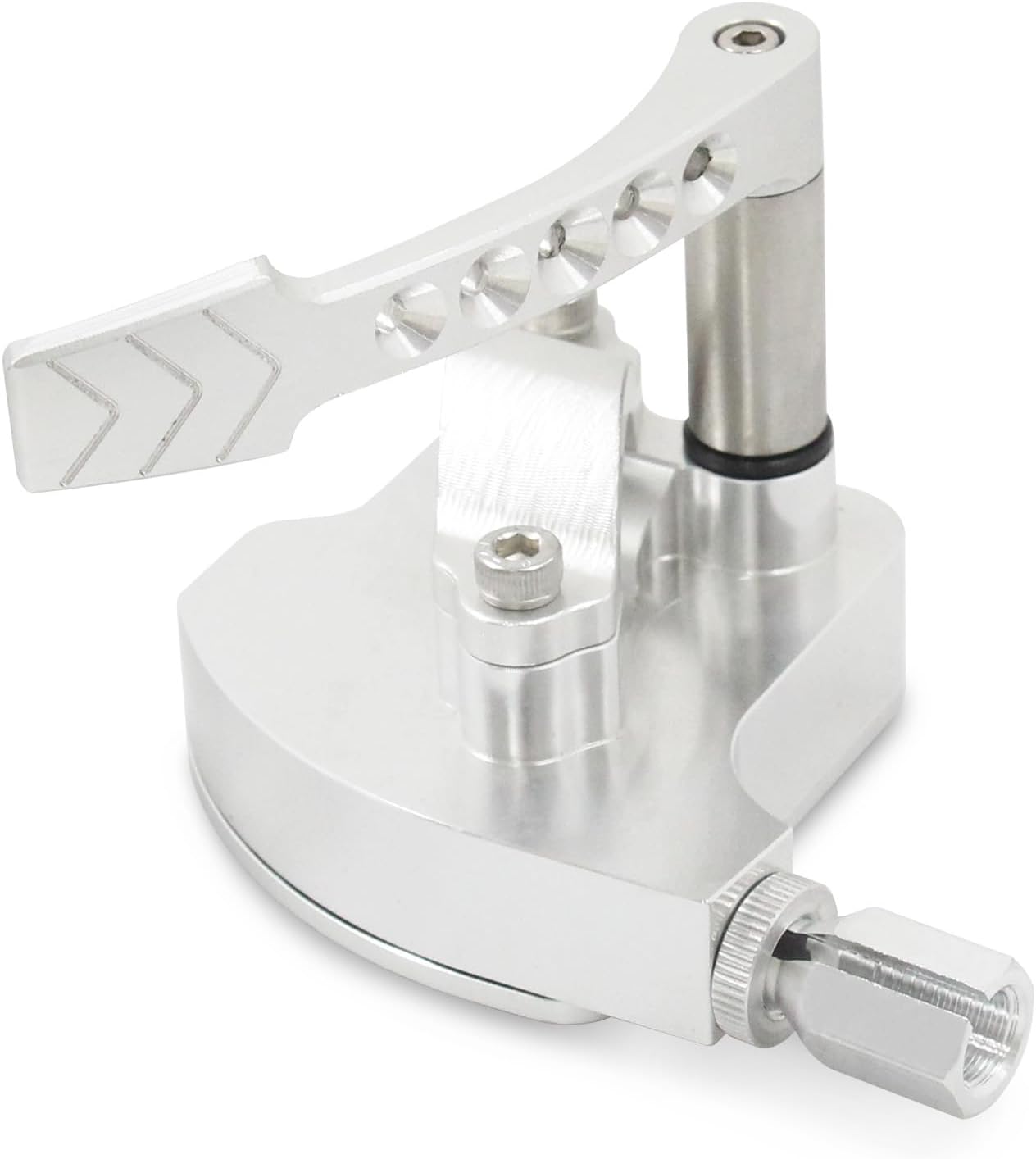 Thumb Throttle CNC ATV Universal 7/8" Handlebars Throttle Extender Billet Control Lever for Yamaha Banshee Raptor Hd TRX 400ex 250/450r Suzuki Ltr450 250 500 Ltz400 250 500r Kawasaki(Silver)
