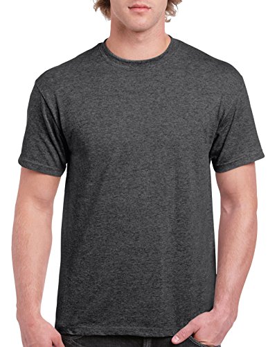 T-shirt en coton Gildan G2000 gris foncé pour vos sorties et moments de détente