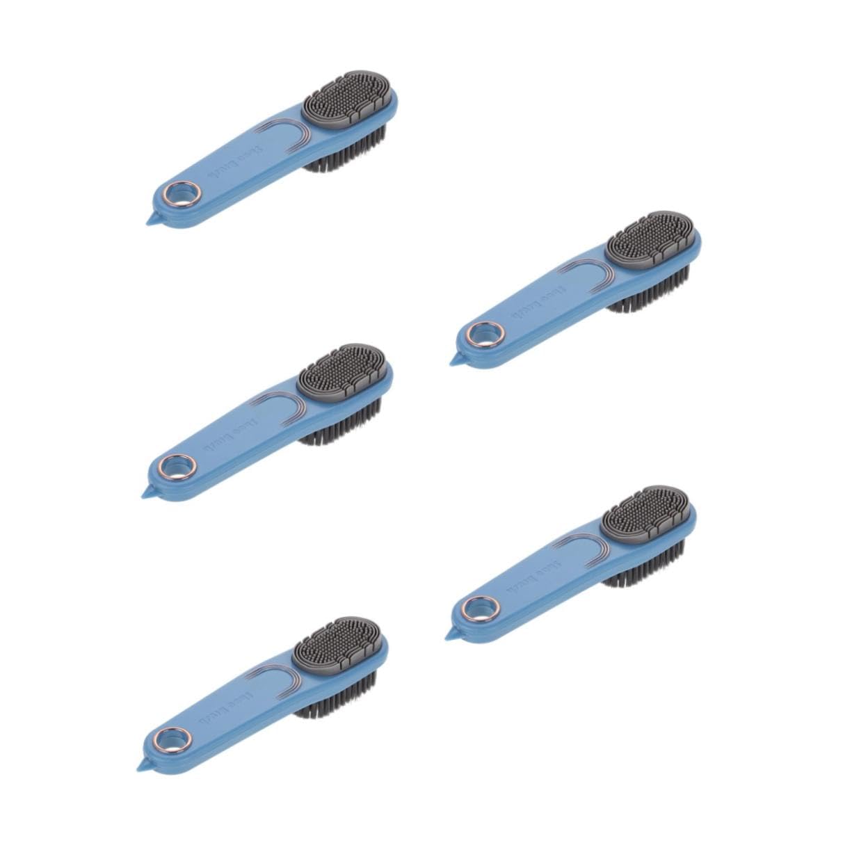 5 Stück Shoe Cleaning Brush Seitige Lederpflegebürste für Schuhe Handtaschen Mäntel Polstermöbel Sanfte Haarverlust Vielseitiges Reinigungswerkzeug für Kleidung Möbel