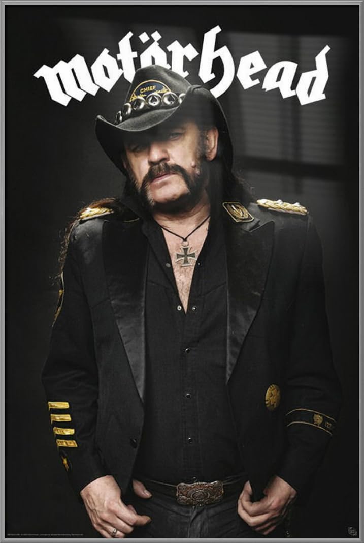 Amazon.co.jp: Motorhead - フレーム入り音楽ポスター(レミー・キル