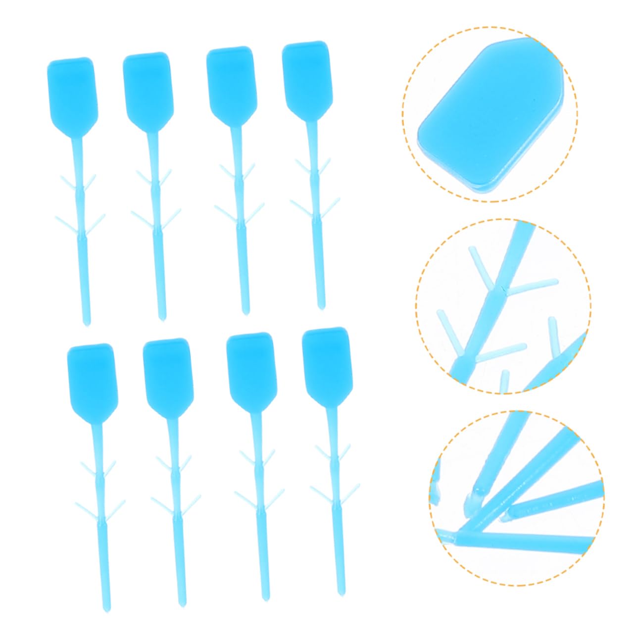 BUTIFULSIC 300pcs Fire Extinguisher Accessories Seal Door Zip Ties for Fire Extinguishers Hooks Zip Ties Labels Pull Pins for Fire Equipment Tape Holder Fire Extinguisher Supply Blue Plastic