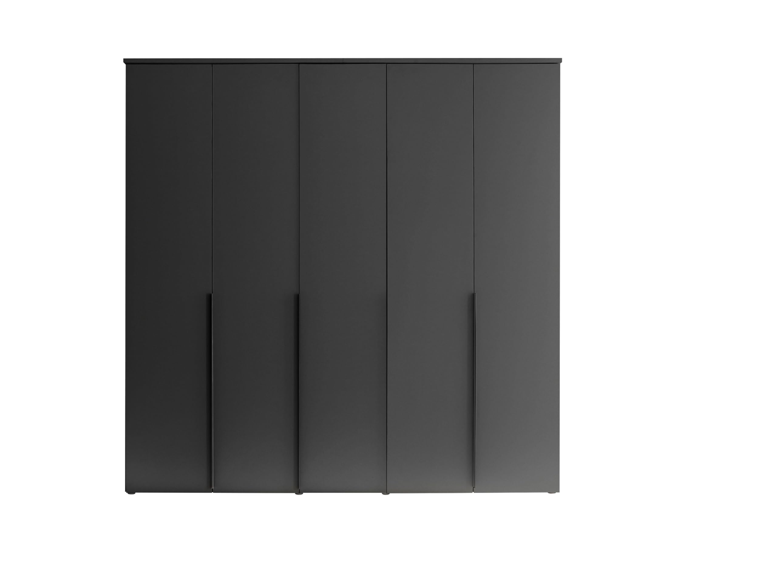 AVANTI TRENDSTORE - Civiasco - Armadio con 5 ante a battente di colore antracite Dimensioni ca. LAP 225x225x52cm