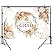 Rsuuinu Boho Floral Graduation Backdrop Congrats Grad Flower Class of 2024 Banner Background College Prom Party Supplies Decorations Event Decor Portrait Photography Selfie Photo Booth Props 7x5ft
