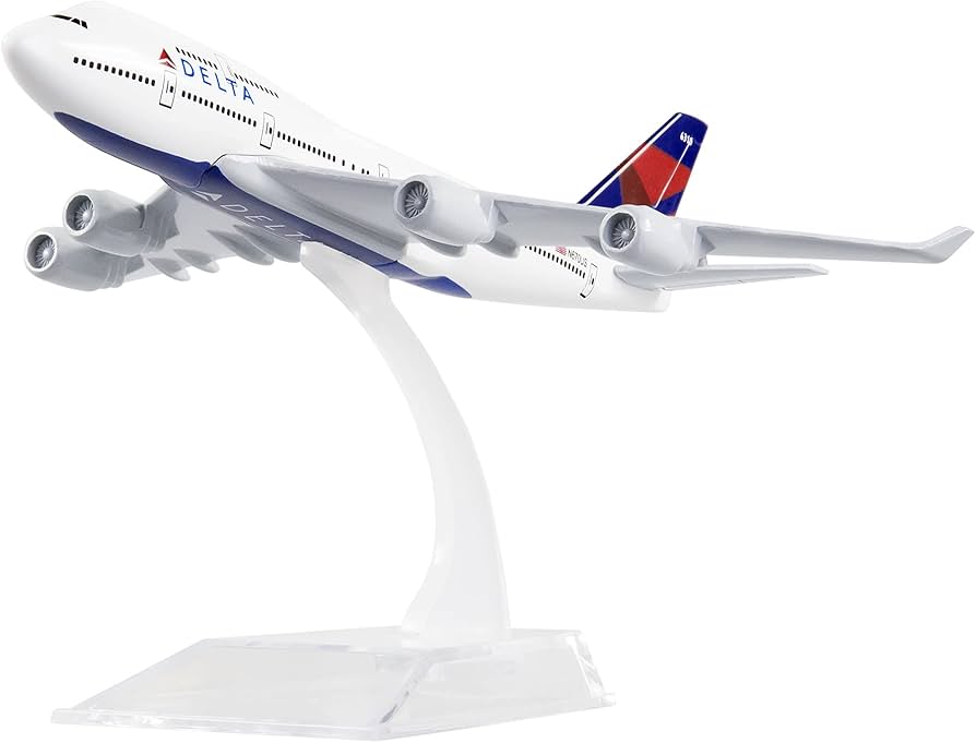 Amazon.co.jp: Busyflies Delta 747 ダイキャスト飛行機 - 1:400