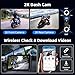 Motorcycle Carplay w 2K Dash Cam Waterproof Apple Carplay & Android Auto Screen 5.5