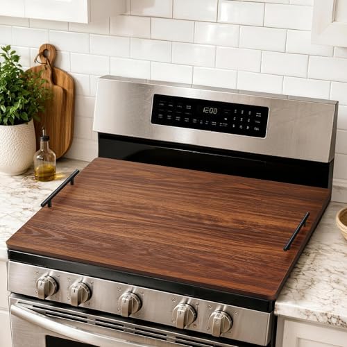 FUSOUBOTY Noodle Board Stove Cover with Handles, Stove Top Covers for Gas Burners and Electric...