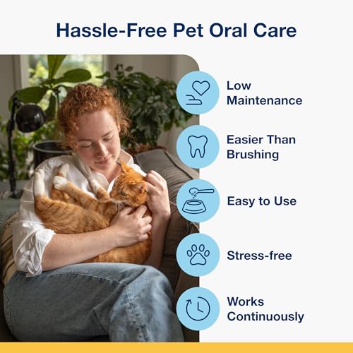 ProDen PlaqueOff Polvo para Gatos 40g – Limpiador Dental 100% Natural, Formula Gatos Exigentes, Ayuda a Eliminar Placa, Sarro y Mal Aliento, hasta 4 Meses de duración