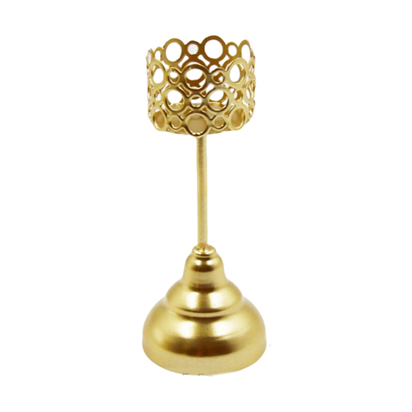 Buxuaaaa B5 Geometric Holder Table Centerpieces Decoration Hollow Candlestick Metal Stand Wedding Party Ornam Geometric Holders
