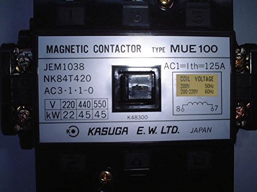 Amazon.co.jp: 1-00256 ☆KASUGA/春日電機/電磁接触器/MUE100 Amazon.co.jp: 1-00256 ☆KASUGA/春日電機/電磁接触器/MUE100