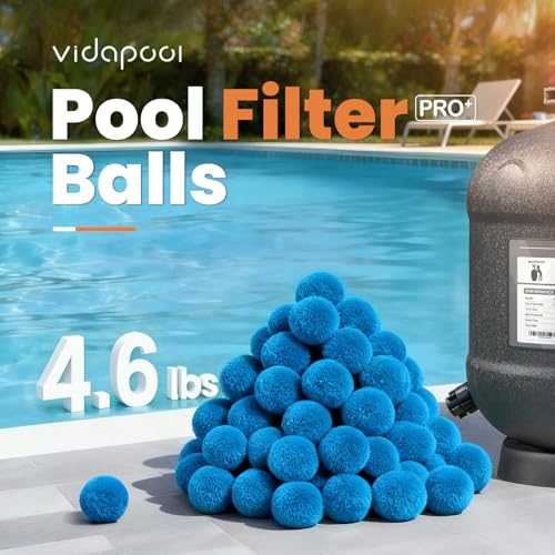 Vidapool 4.6 lbs Pool Filter Balls for Sand Filter, Replaces 150 lbs Sand by Vidapool - Used condition - Image 2
