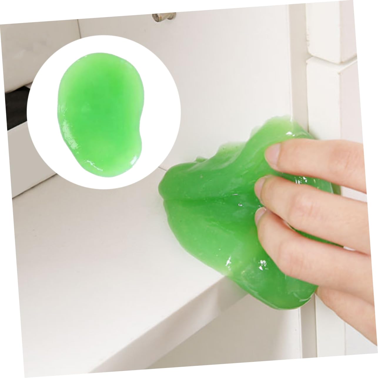 NUOBESTY Detailreinigungsgel Tastatur Reinigungsgel 20 Stück Reinigungsgel aus Gel mit Starker Haftkraft für Reinigung von Computertastaturen und Elektronik Praktisch und Zufällige Farbe