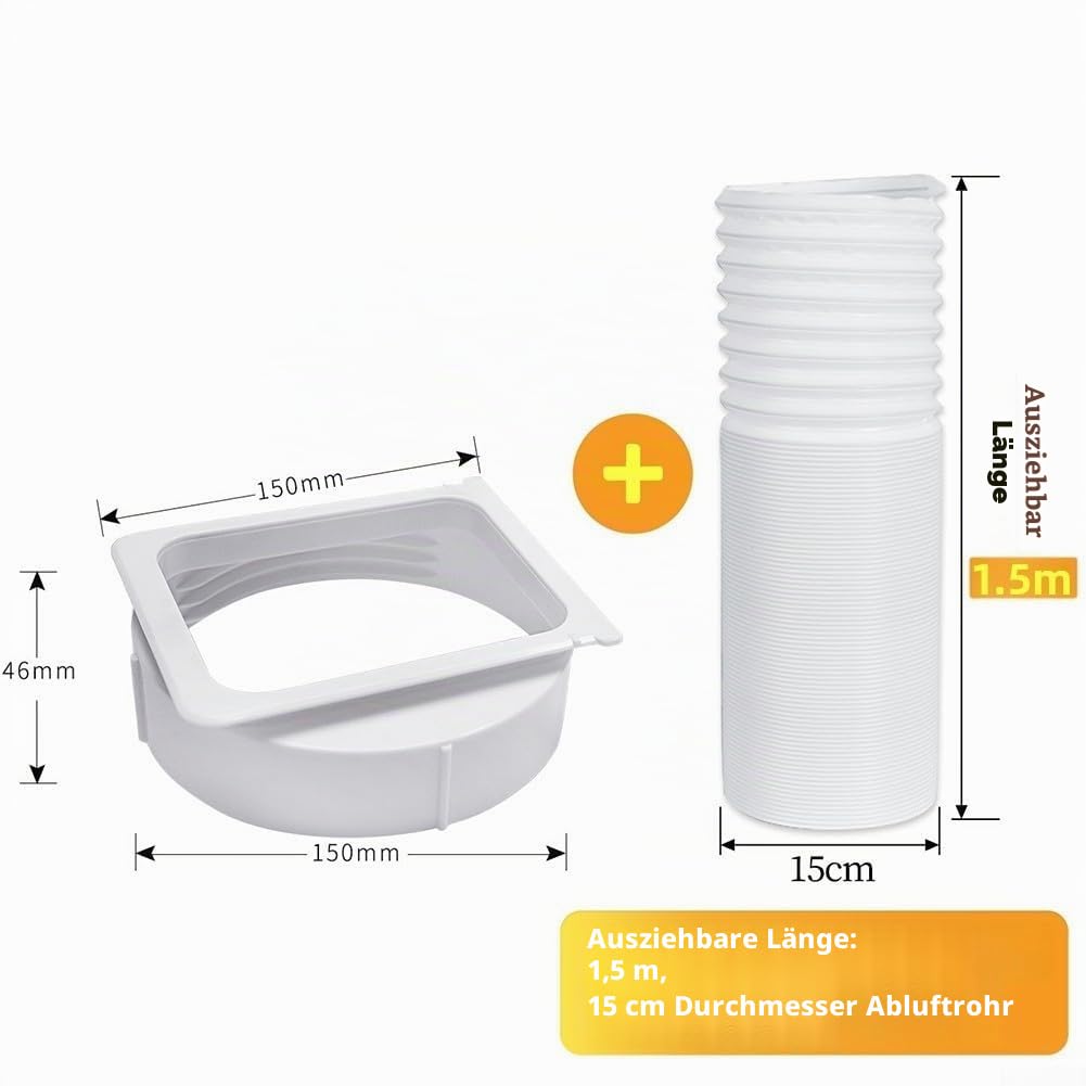 Klimaanlagen-Anschluss für Midea KY-25, tragbares AC-Zubehör, 15 cm, Entlüftungsschlauch-Adapter, Auslassanschluss, Ersatz