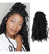 14 Inch Soft Locs Crochet Hair 6 Packs Short New Faux Locs Ombre for Black Women Pre-looped Godde...