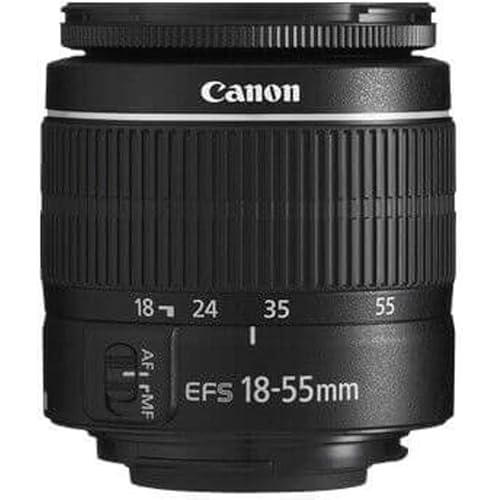 Canon EF-S 18-55mm f/3.5-5.6 III Camera Lens (New in White Box) International Model (Renewed)