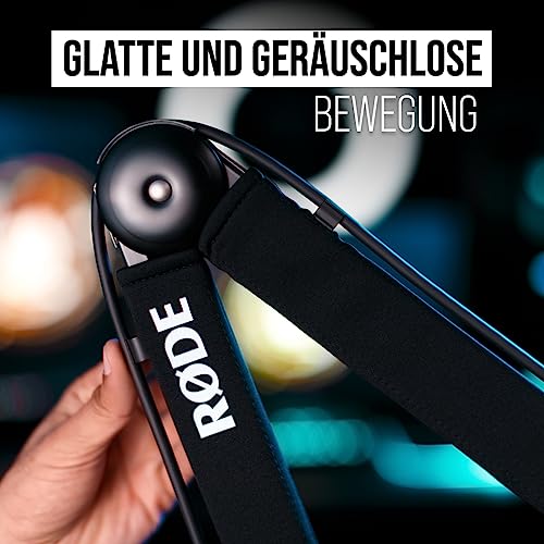 RØDE PSA1+ Professionelles Gelenkarmstativ für Studioanwendungen mit innovativem Federsystem, Neopren, Schwarz