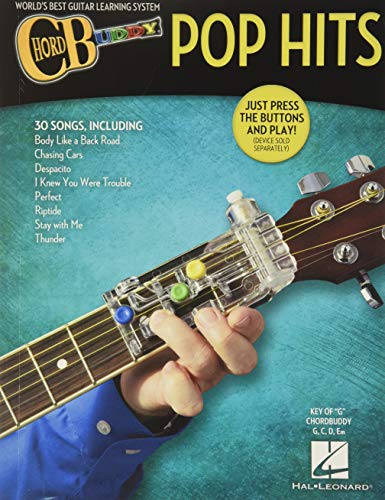 ChordBuddy - Pop Hits Songbook | Guitar Sheet Music with 30 Popular Songs | Guitar Songbook for Students and Teachers | Play with ChordBuddy Guitar Learning System | Easy Pop Music Arrangements