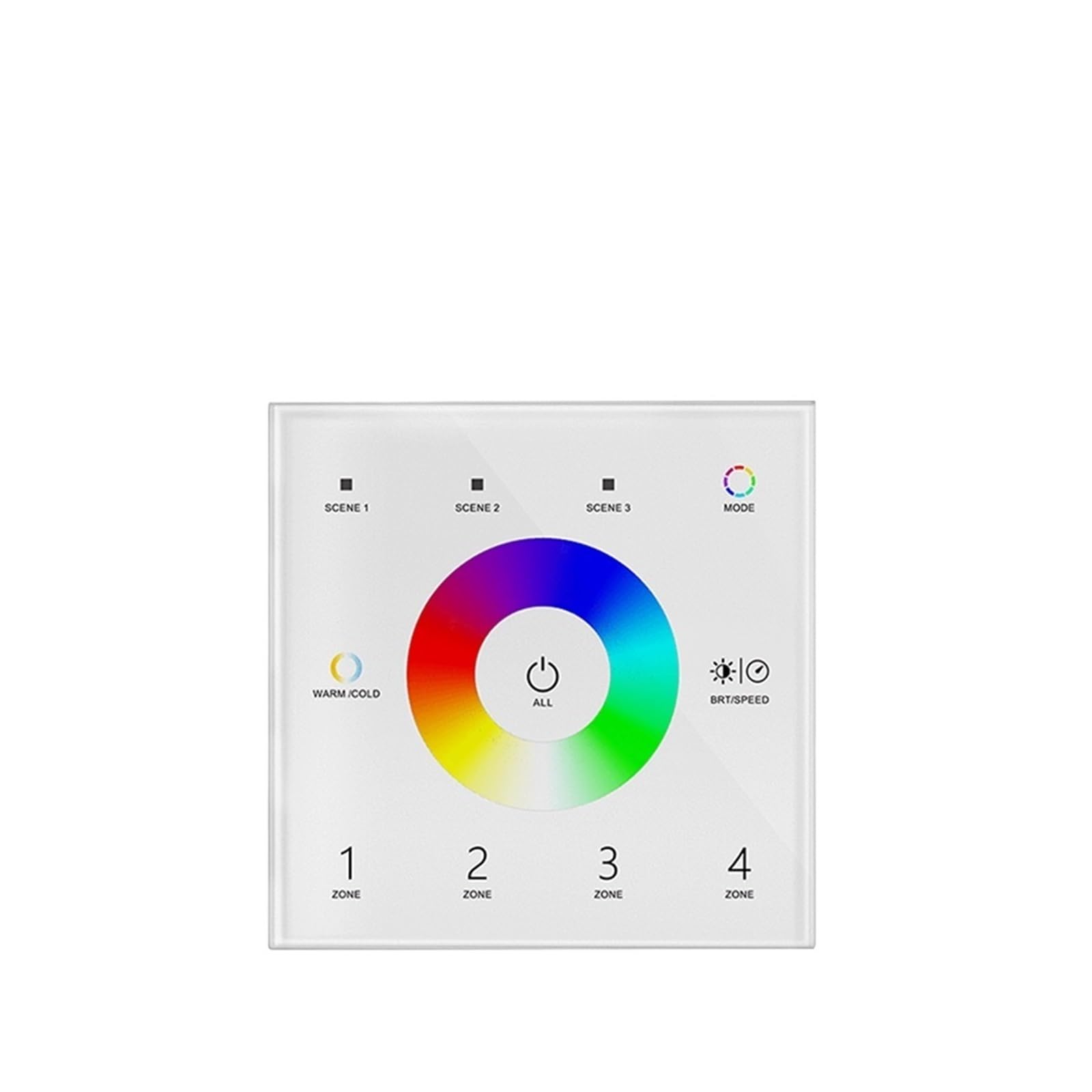 Gradateur RGB CCT RGBW avec panneau tactile 2.4G pour bande LED