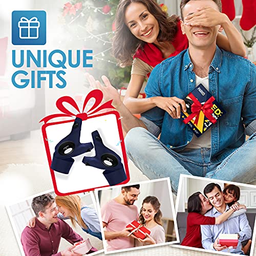 Image of PARIGO LED Flashlight Gloves with Fights Finger Light UP Gloves for Adults | Mens Stocking Stuffers Tool Gifts for Men Husband Him Grandpa Papa Step Dad, Cool Gadgets for Men Fishing Camping Car Repairs