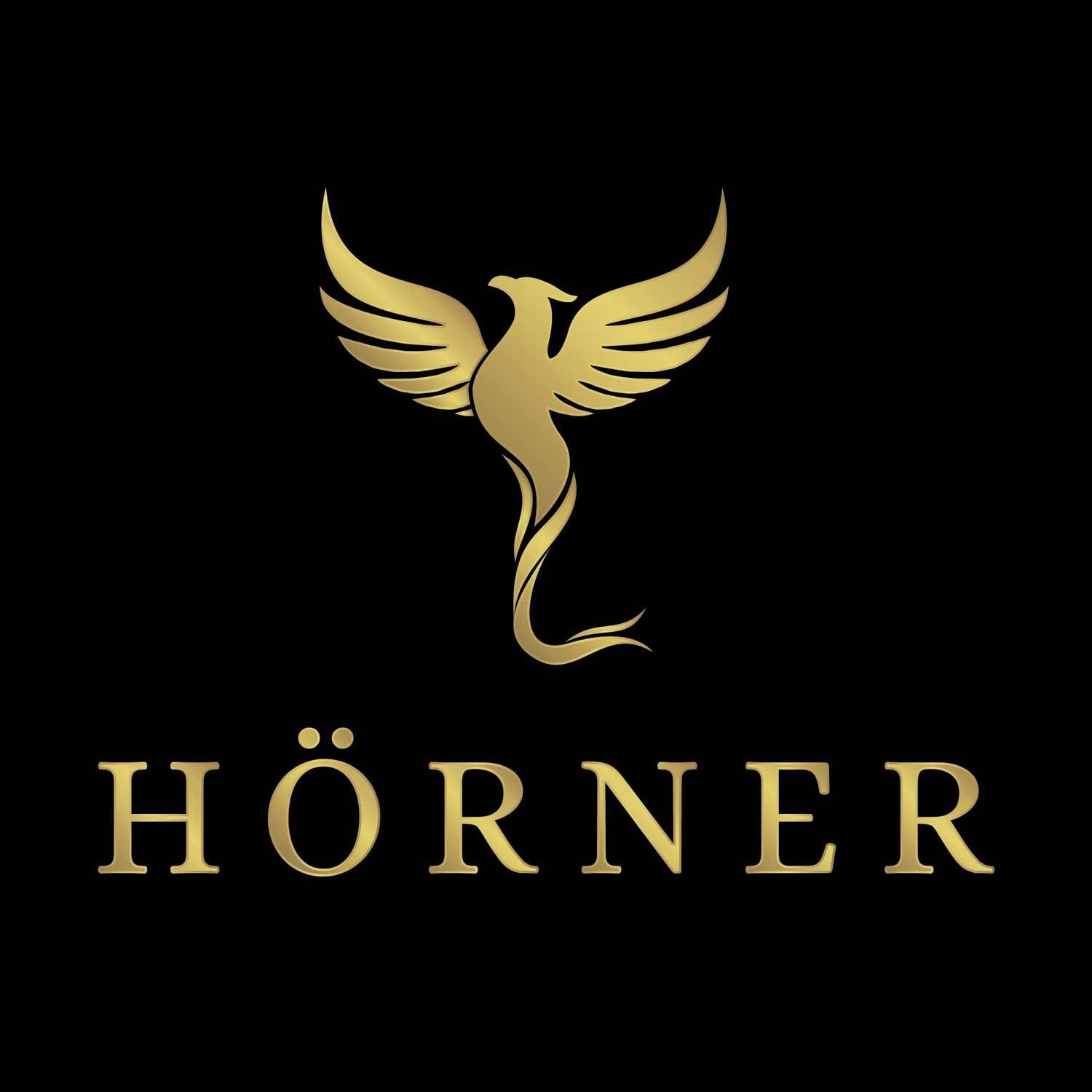 Hörner Auerus I Hochwertiger Kugelschreiber mit Gravur I Premium Geschenkbox I Schreibfarbe Blau 0,7 I Wechselbare Mine I Strichstärke M I Aus Metall I Ergonomisches edles Design