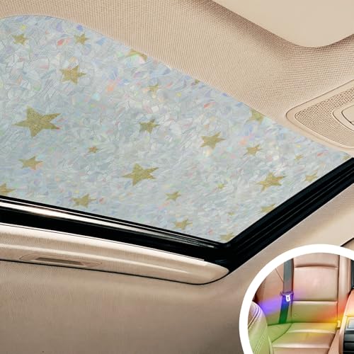 Película Decorativa Rainbow Beige Dorado para Ventanas 2 Piezas miniatura 4