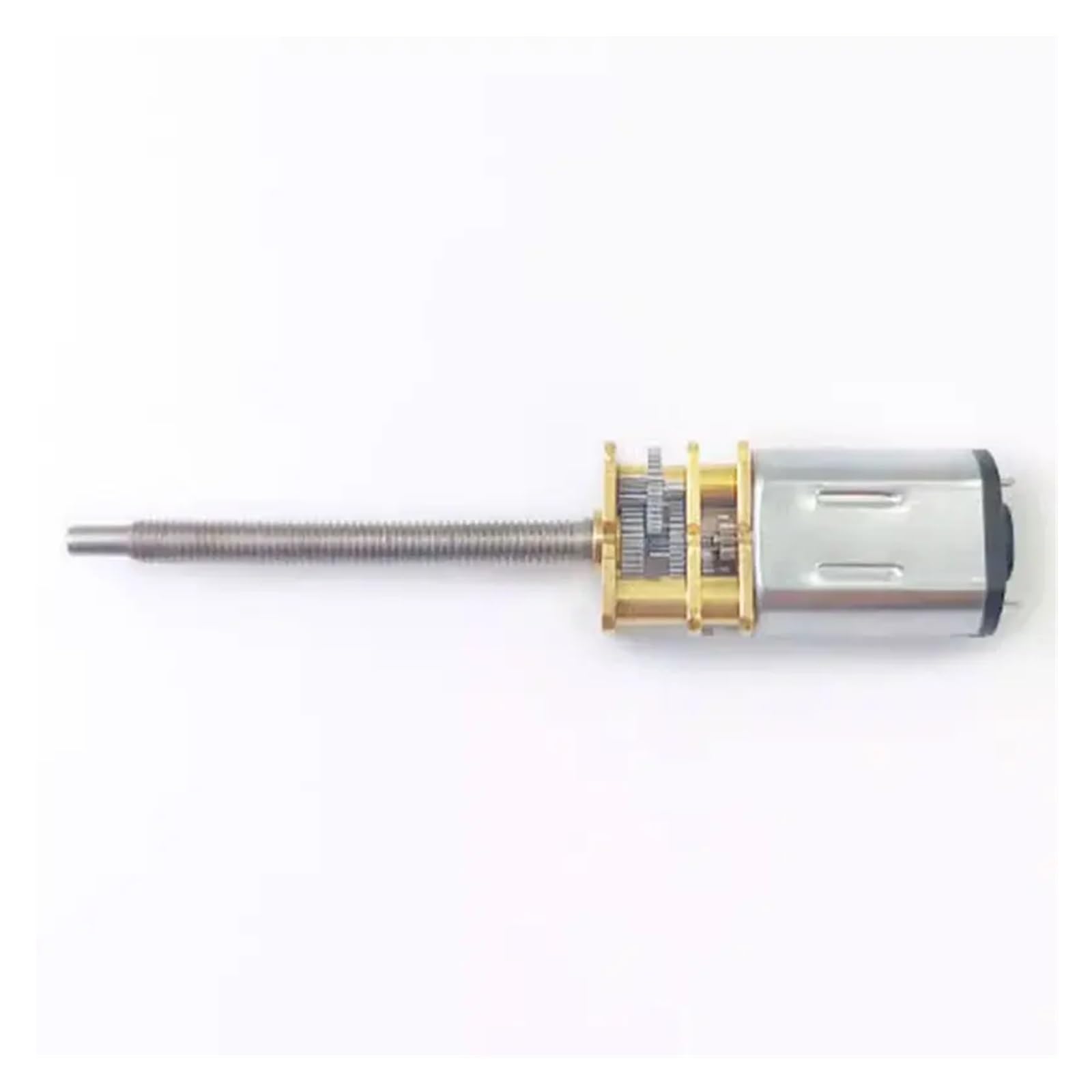 Motor Reductor de CC GA12-N20 con Tornillo de Eje roscado extendido M3*34, Motor pequeño de Baja Velocidad, 3 V, 6 V y 12 V(3v,800)