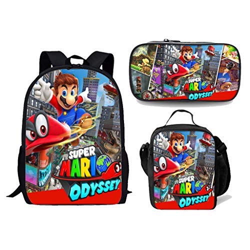 mochilas escolares de mario bros con ruedas