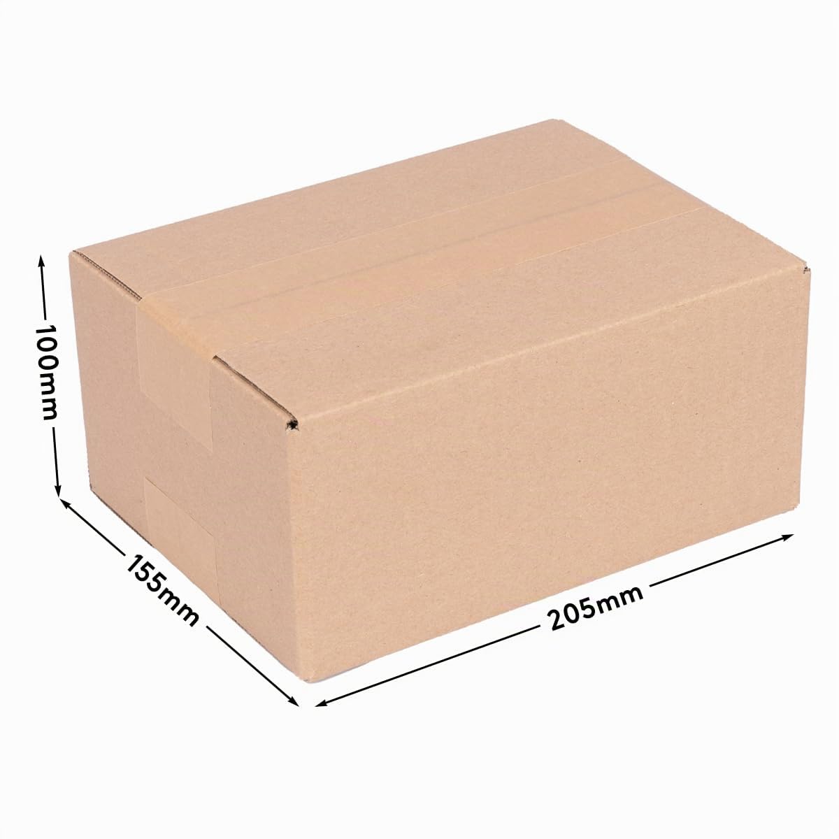 200 cajas plegables cajas de envío DHL cajas 200 x 150 x 90 mm, KK-10, 1-corrugado | cartón | cajas de cartón | embalaje de envío | cajas de envío | cajas plegables