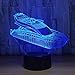 Produktbild 3D Lampe Geschenke, 3D Luxusyacht Nachtlicht Spielzeug,Stimmungslicht 16 Farbwechsel Mit Fernbedienung Oder Touch, Besten Geschenke Für Kinder