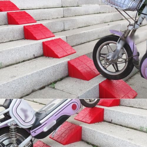 Rampa portátil de plástico para borde 14 cm alta miniatura 3