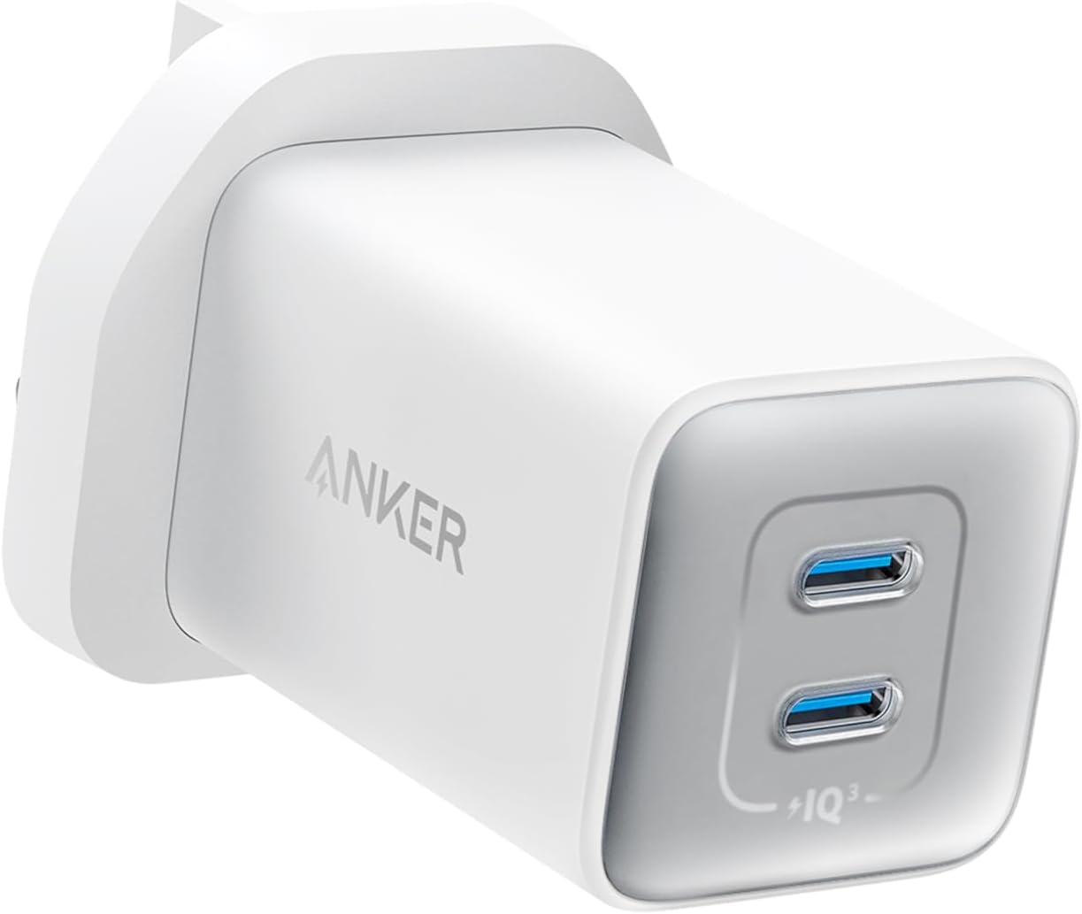 – USB C Plug, Anker 47W 2-Port Fast USB C Charger, Nano 3 GaN Compact Charger for iPhone17/16/15, Samsung Galaxy S25/S24, Ultra/S24/S23, Pixel 4/3, iPad Mini, and More (Cable Not Included)