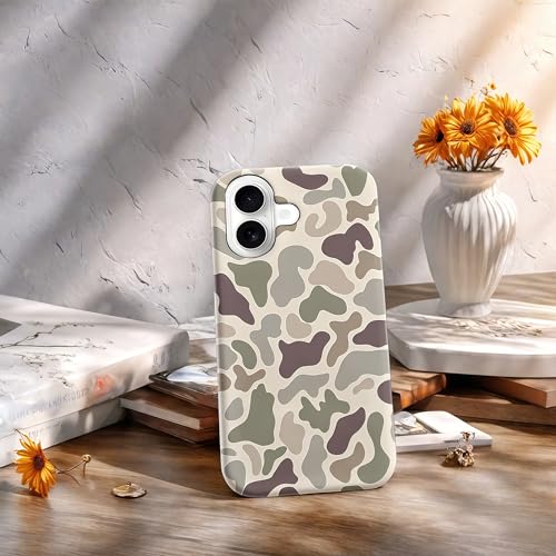 Coque iPhone 17 résistante aux rayures avec double couche antichoc camouflage - 6