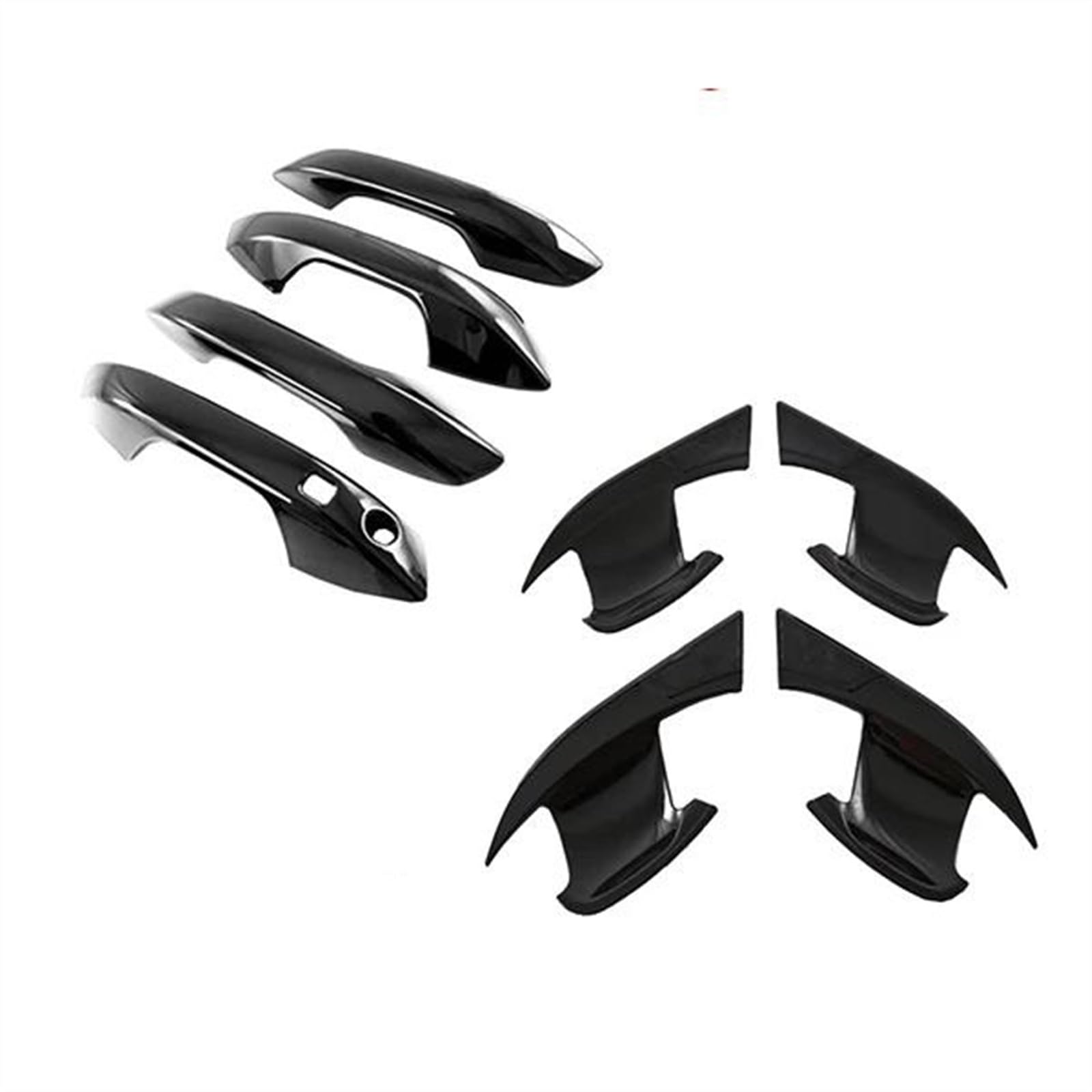 Slimes B Car Styling Stickers For Yd Atto 3 Atto3 2022 2023 Protective Cover Door Handle Outer Owls Trim Assecories Rhd Protection(B)