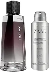 Combo Colônia Malbec icon + antitranspirante Zaad Original