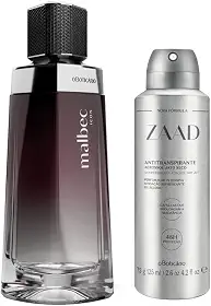 Combo Colônia Malbec icon + antitranspirante Zaad Original