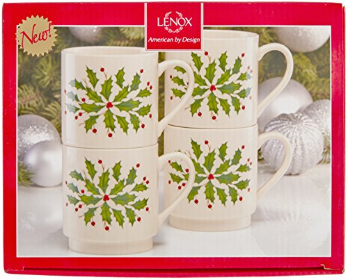 Lenox Holiday 4-Piece Stackable Mug Set #TOP1